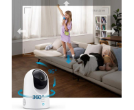 Eufy INDOOR CAM 2K FullHD LED IR (dzień/noc) obrotowa - 597214 - zdjęcie 2